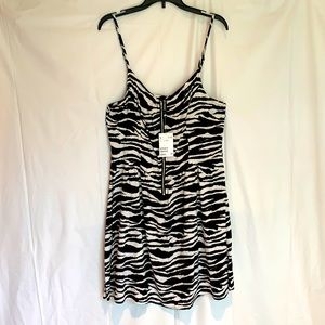 H&M Zebra Print Dress size 10- NEW!